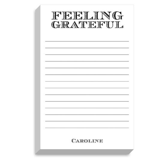 Feeling Grateful Chunky Notepad